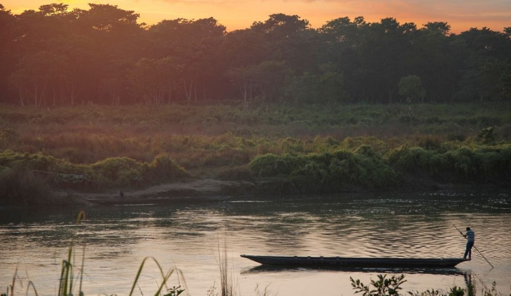 Chitwan National Park boating
