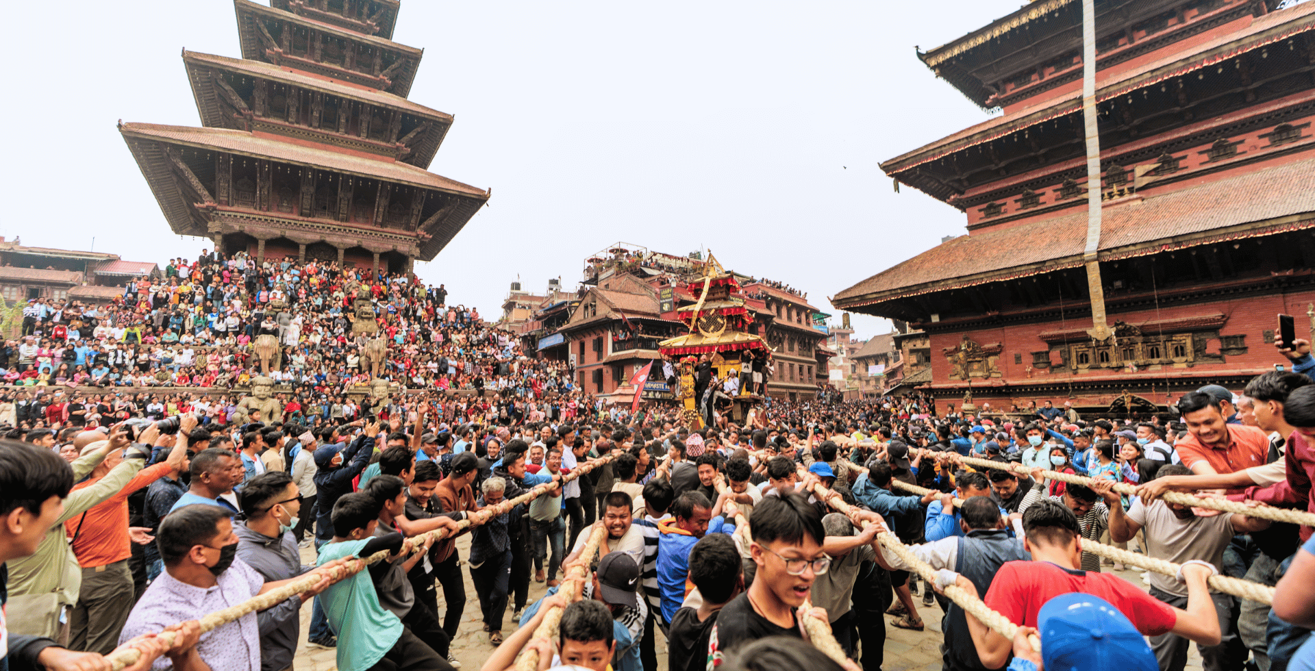 Bisket Jatra Tug of War