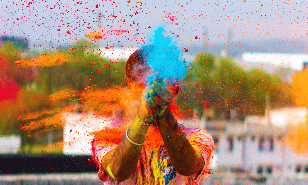 holi festival in nepal
