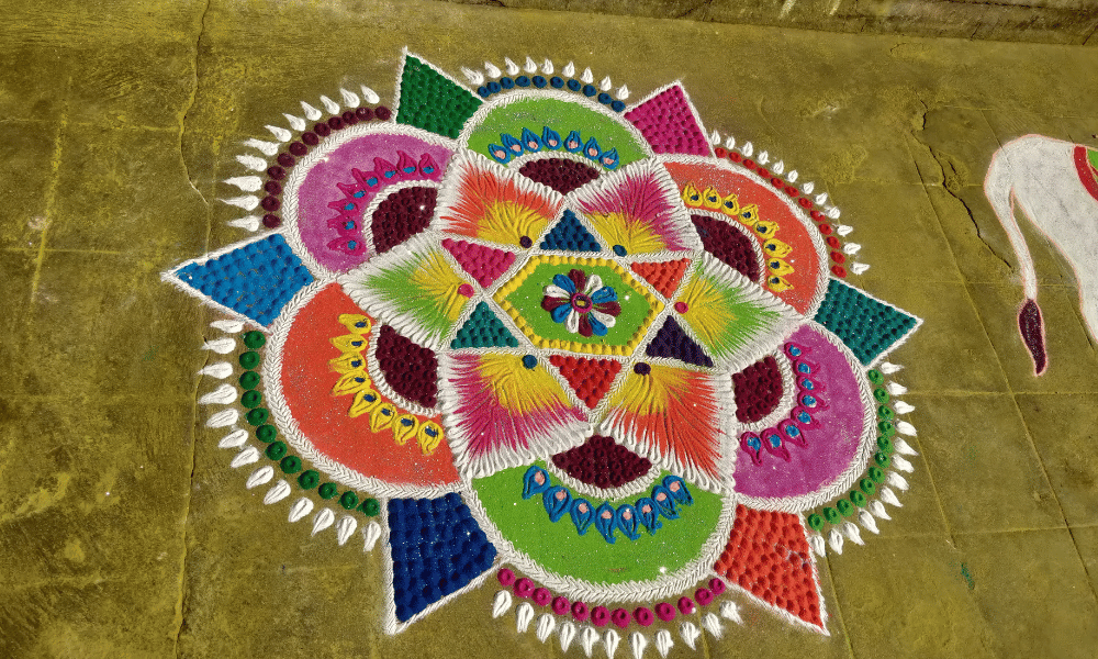 tihar rangoli
