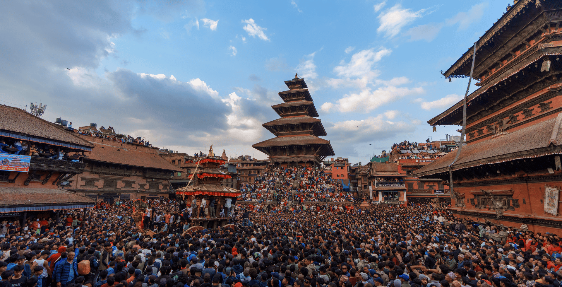 Bisket Jatra in Bhaktapur