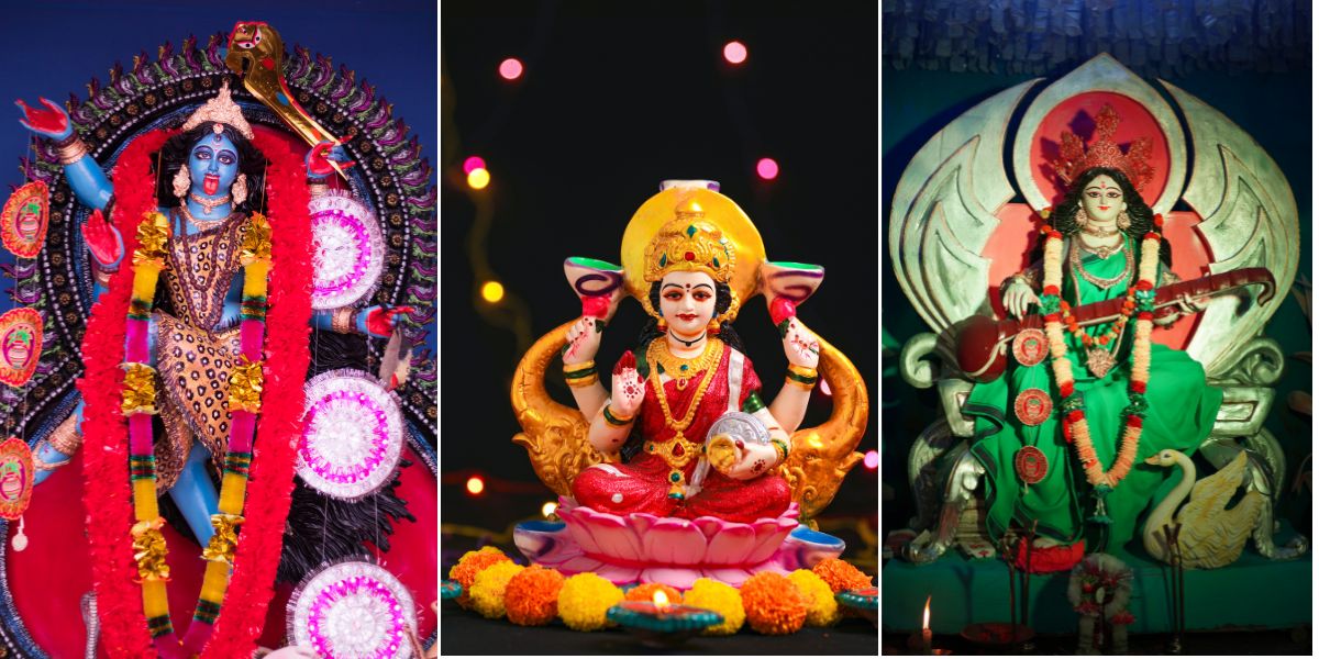 Tridevi Worship in Dashain