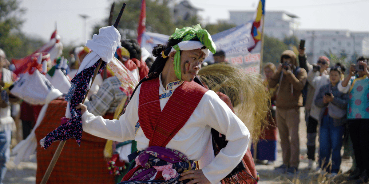 Traditional Dance in Sonam Losar
