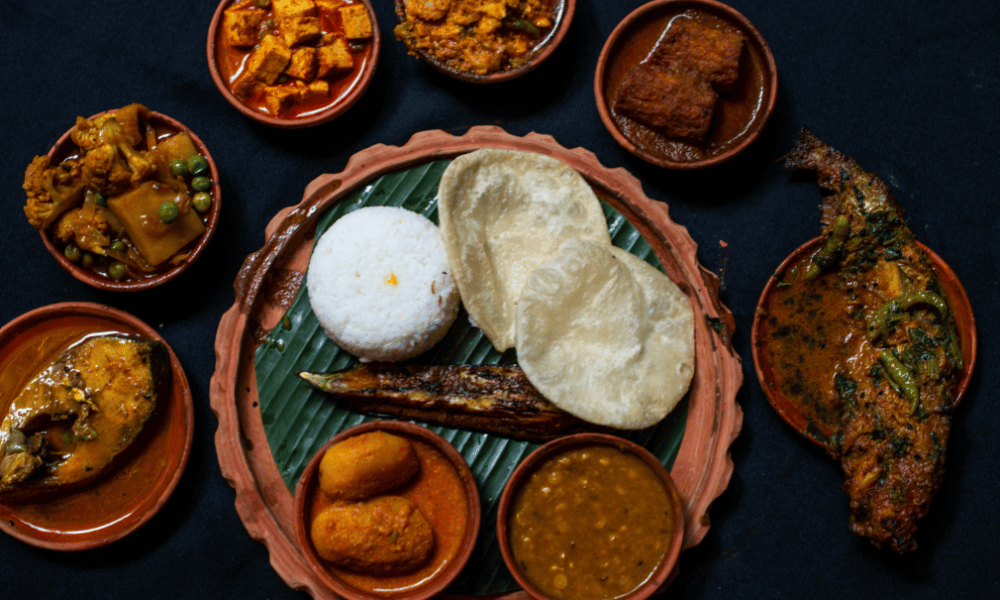 food thali dashain