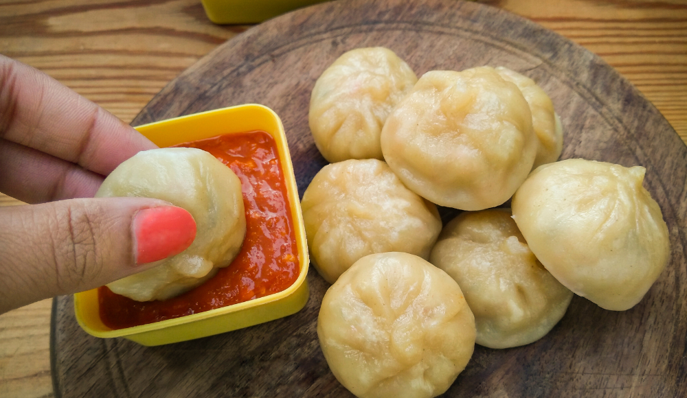buff momo in nepal