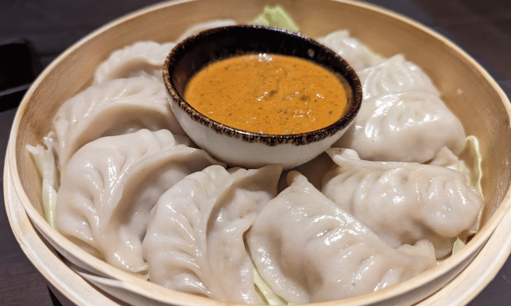 veg momo in nepal