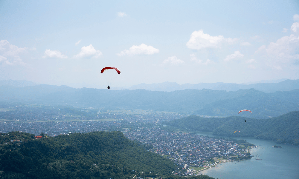 Paragliding in Pokhara