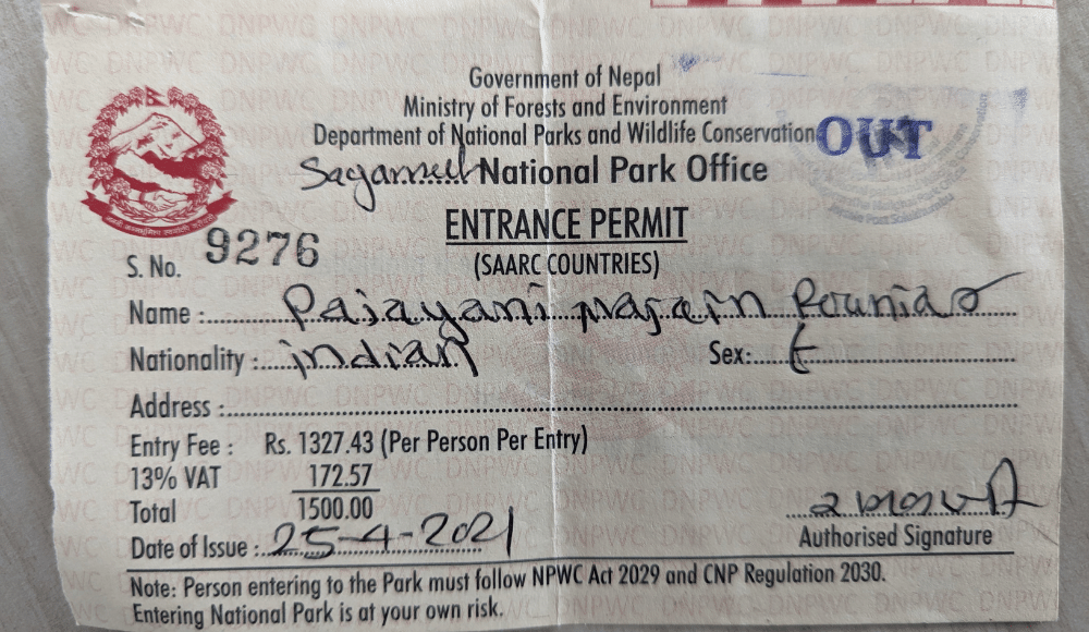 everest base camp cost