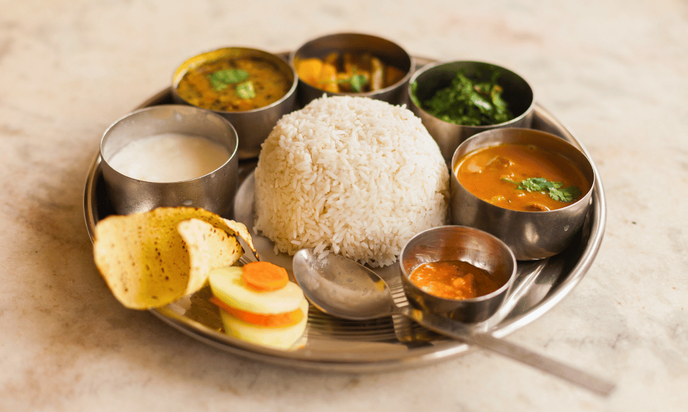 nepali khana set