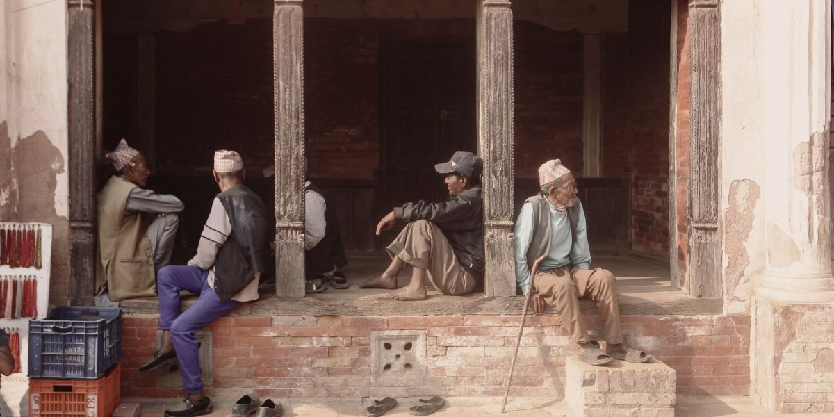 Local People of Bhaktapur Durbar Square