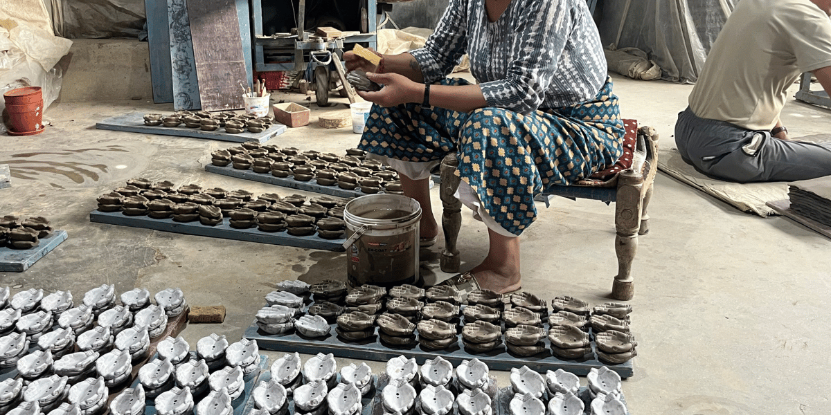 Glazing Pottery