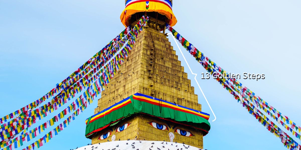 Boudhanath Stupa 13 Steps