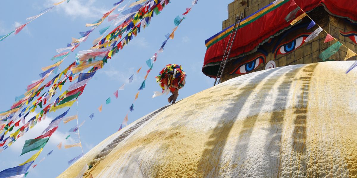 Losar at Boudhanath