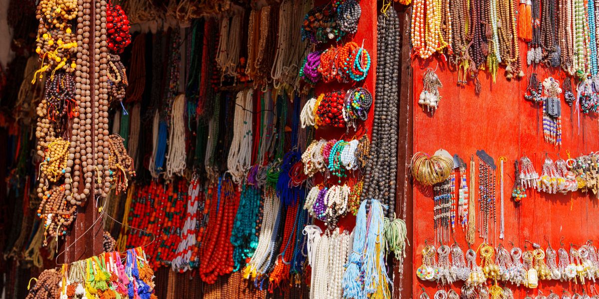 Shopping at Boudhanath