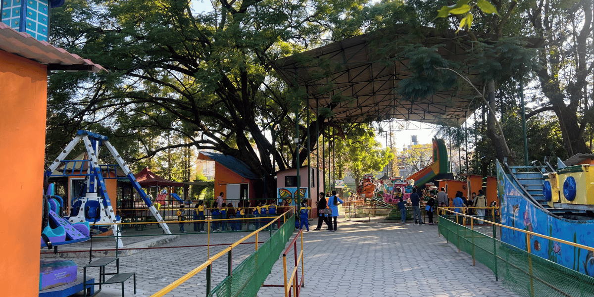 Children Playground in Central Zoo Nepal