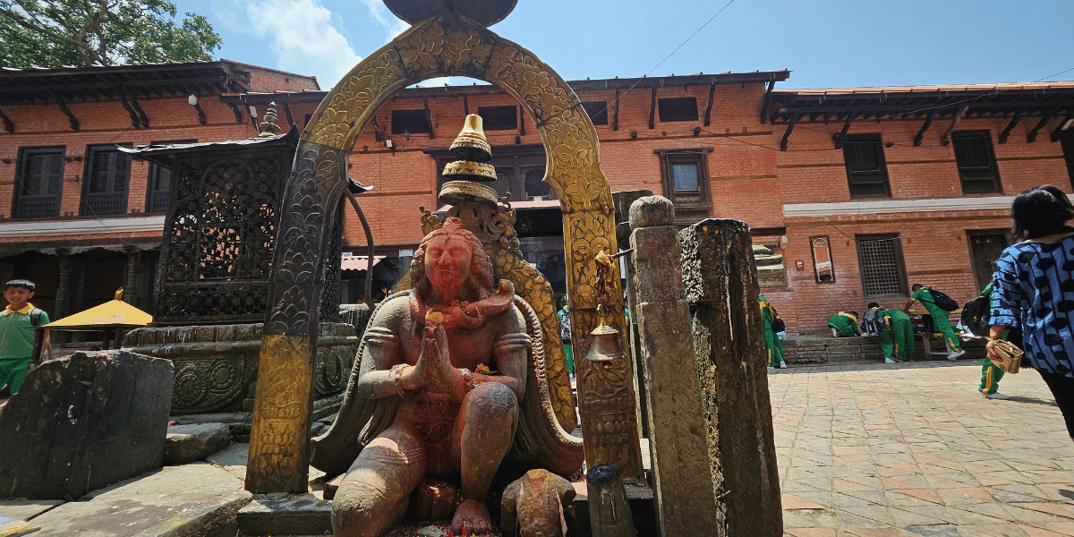 Garuda Idol in Changu Narayan Temple