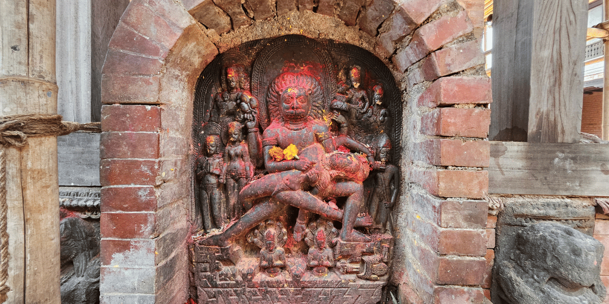 Narashima Idol in Changu Narayan