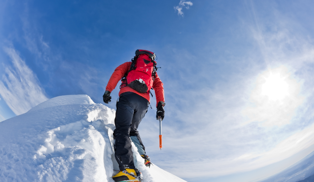 Climbing everest