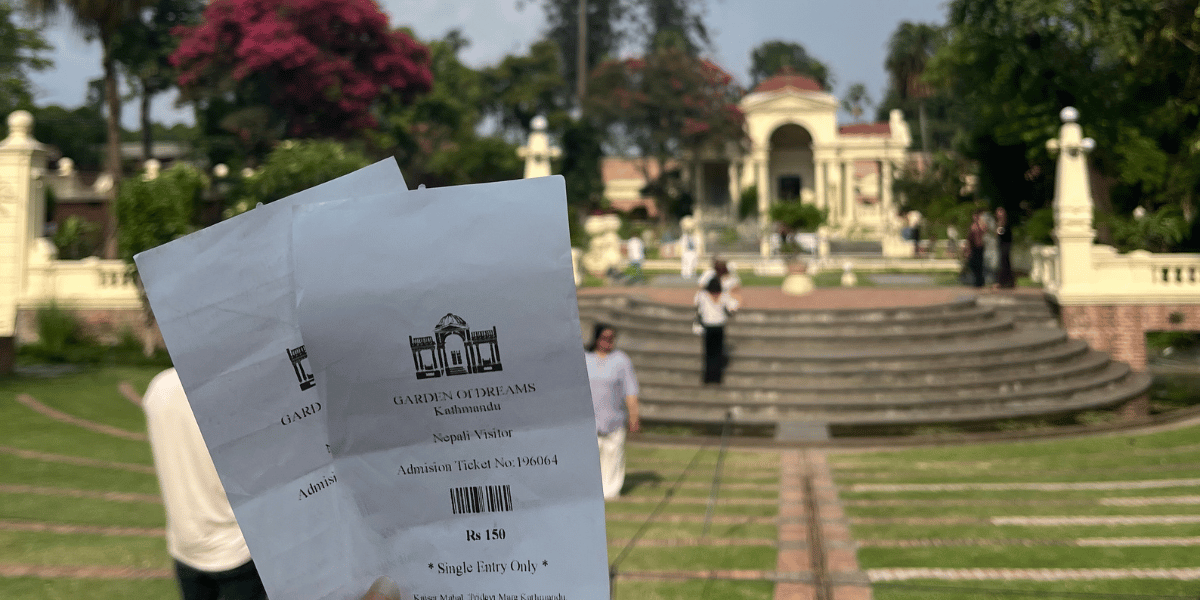 Garden of Dreams Ticket Price