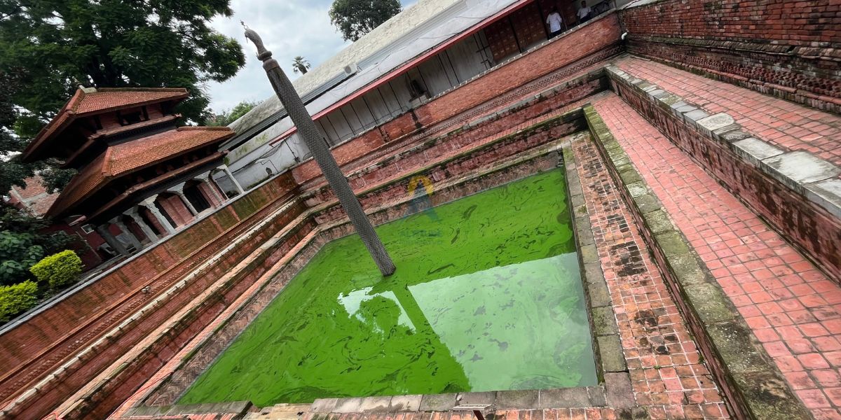Nag Pokhari inside Hanuman Dhoka Durbar