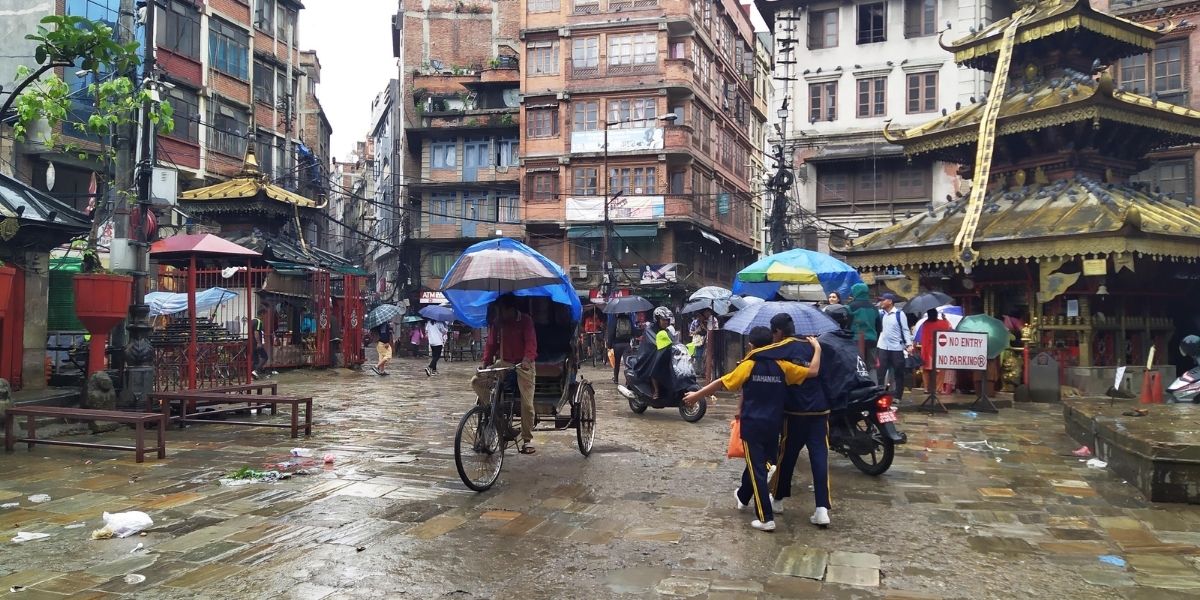 Ason Bazzar to Kathmandu Durbar Square