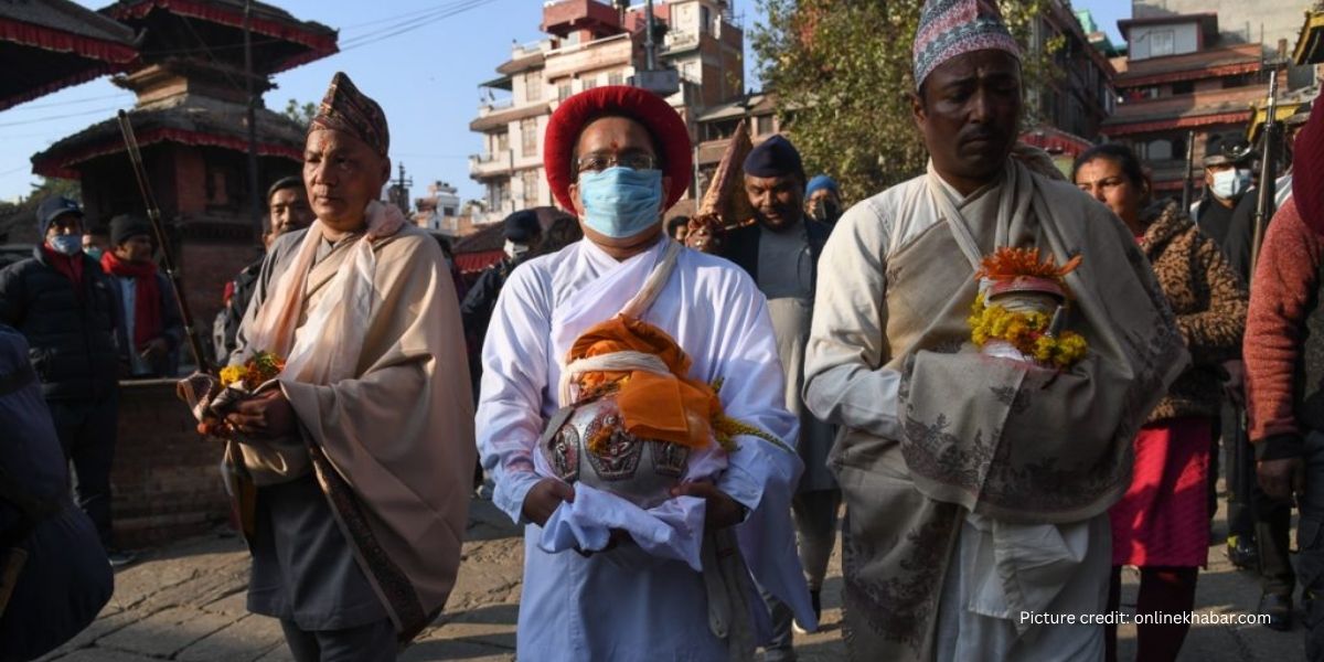 Kalash Jatra in Kathmandu Dubar Square