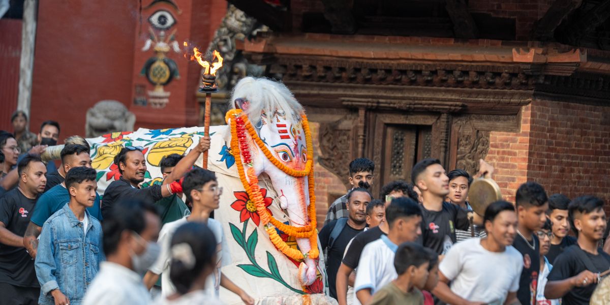 Pulukisi in Indra Jatra