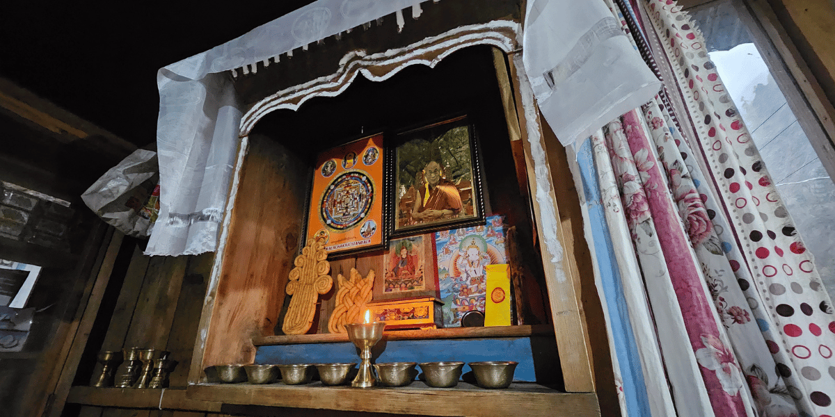 Religious Altar in Houses of Langtang People