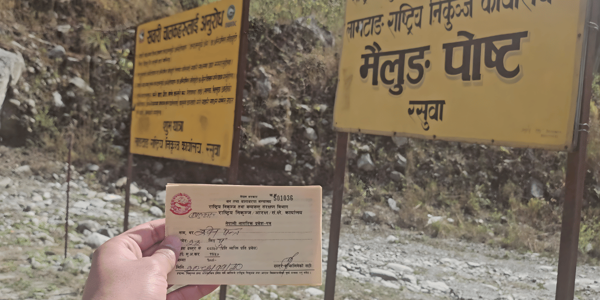 Langtang Valley Trek Permit