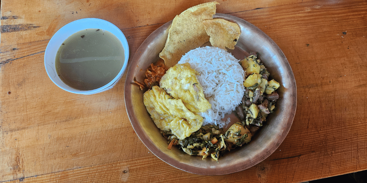 Dal Bhat in Langtang Trek