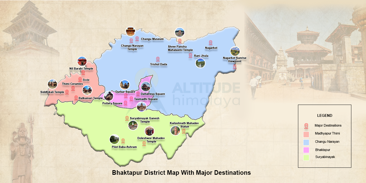 Bhaktapur District Map