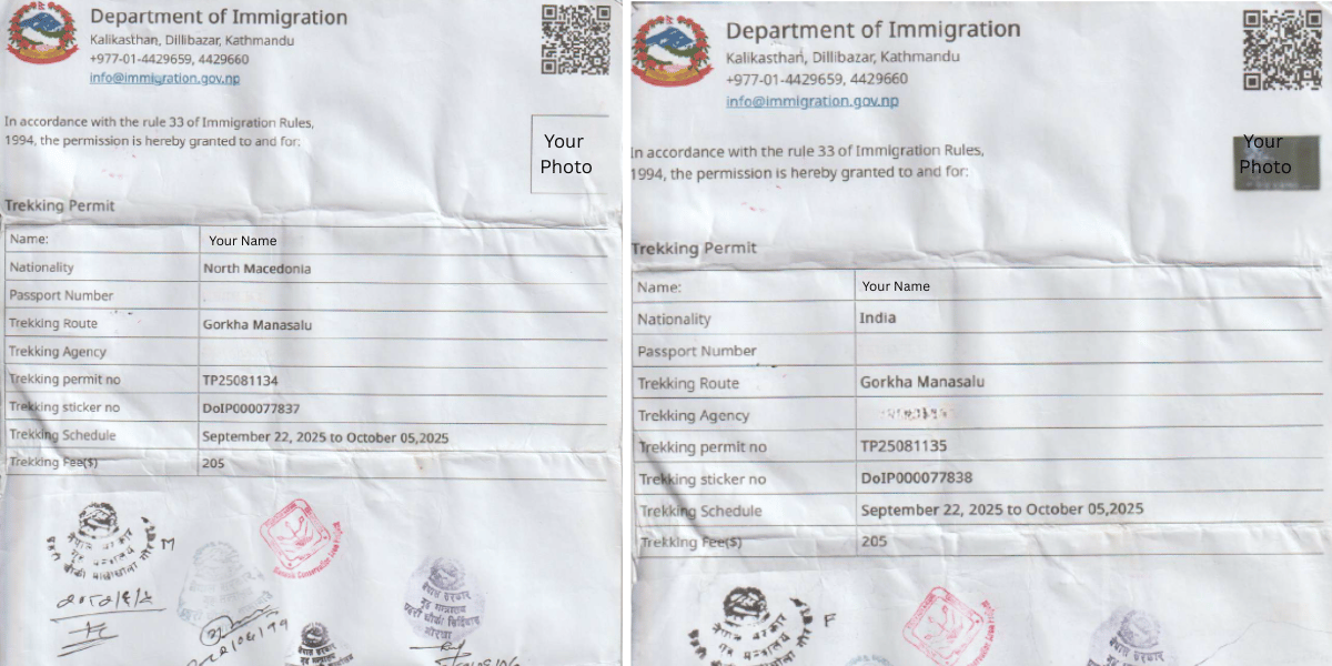 Manaslu Restricted Area Permit