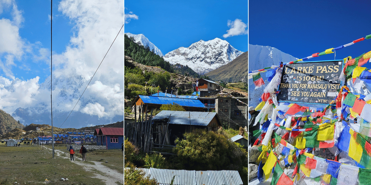 Key Stops in Manaslu Circuit Trek