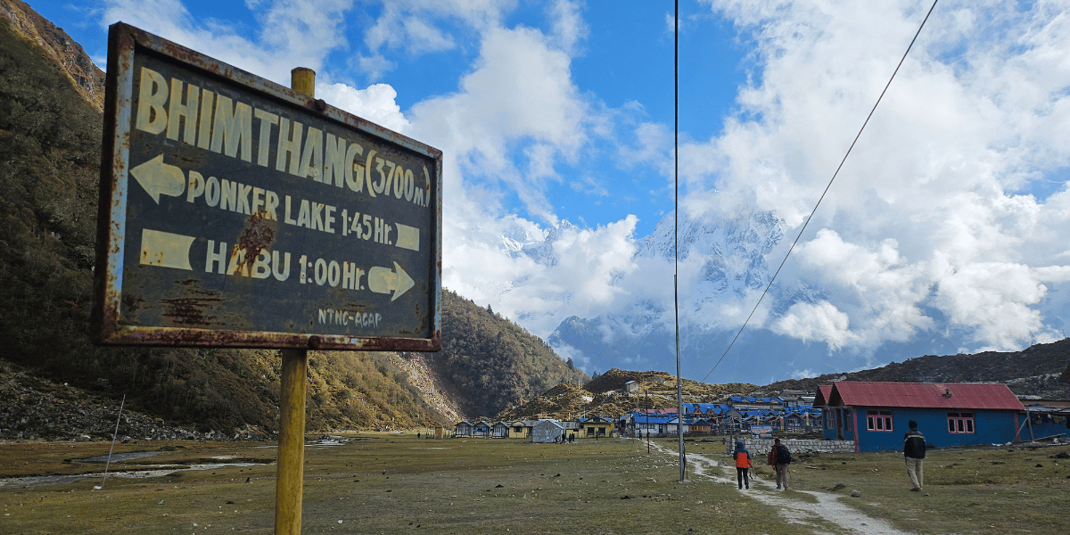 Bhimthang Village of Manaslu