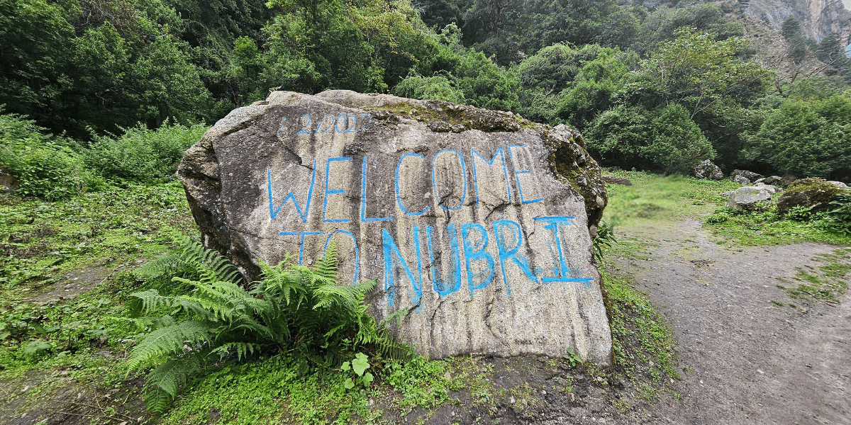 Nubri Valley Starting Point
