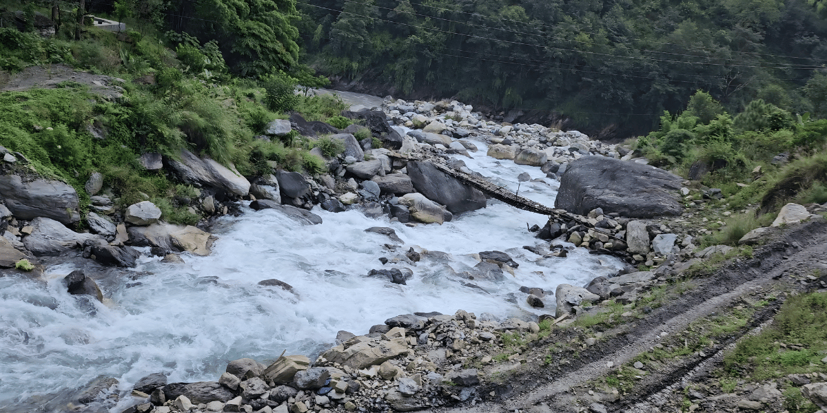 River in Manaslu
