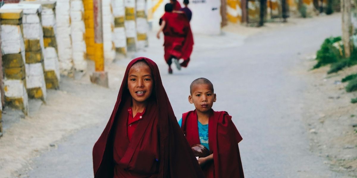 Young Monks in Boudhanath
