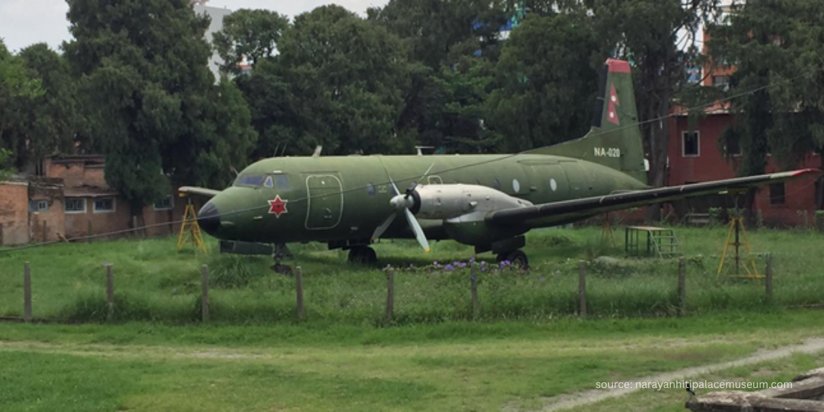 Aeroplane in Narayanhiti Palace