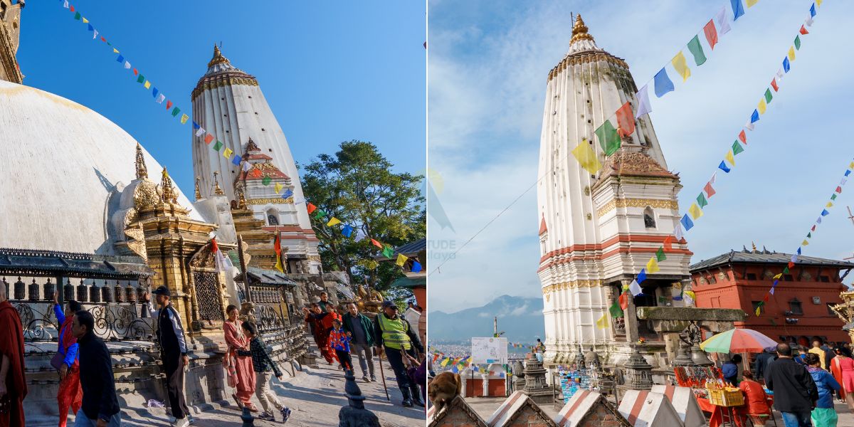 Pratappur and Anantapur Tower in Swayambhunath