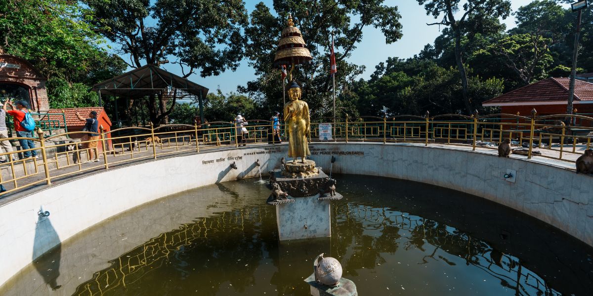 World Peace Pond at Swayambhunath