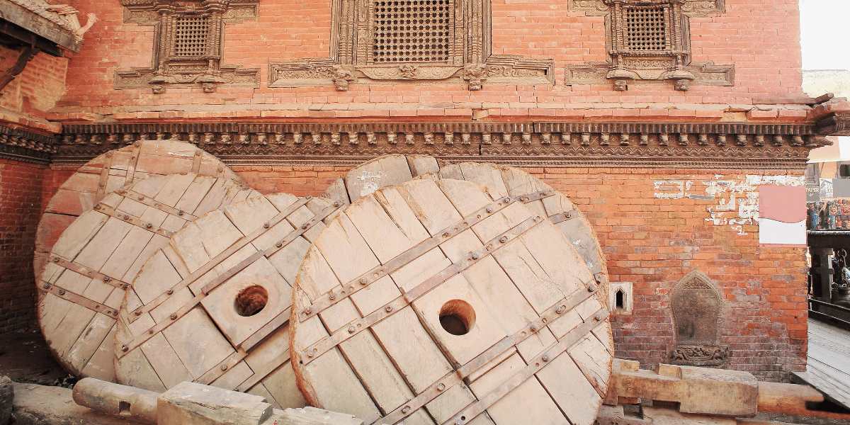 Dismantled Bhairavnath Rath