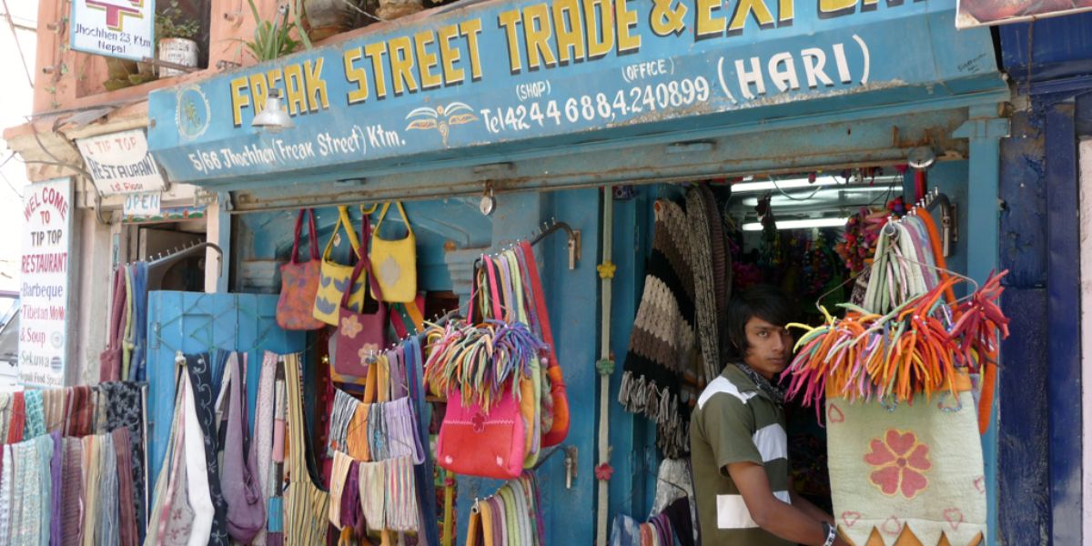 Freak Street in Thamel