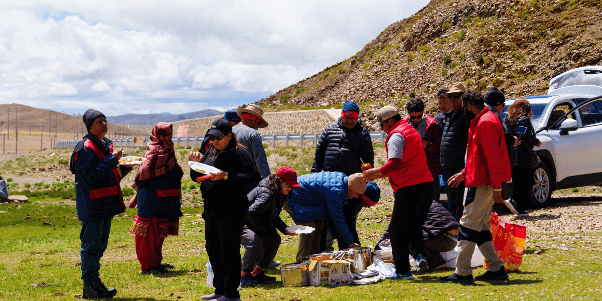 Cooking Team in Tibet