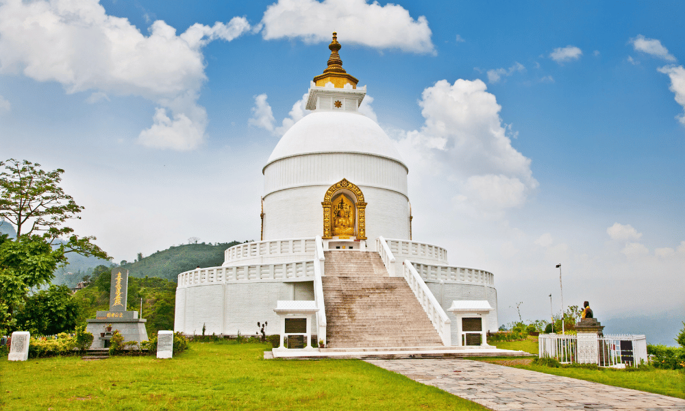world peace pagoda pokhara