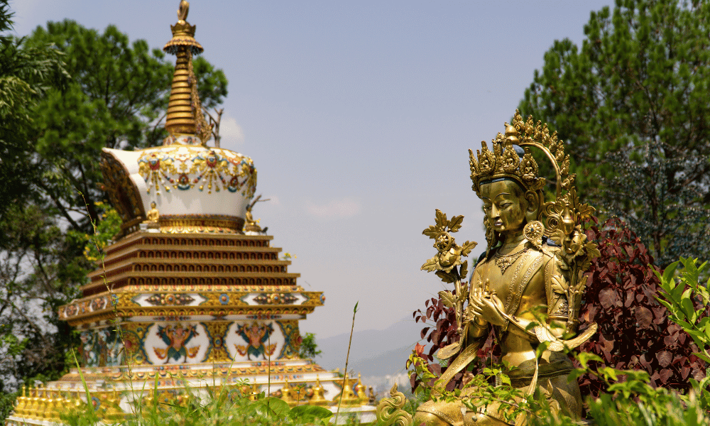 statue of tara in kopan