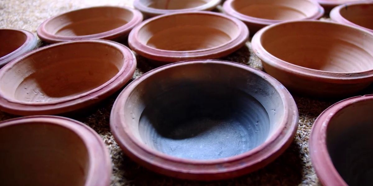 Clay Pots for Juju Dhau