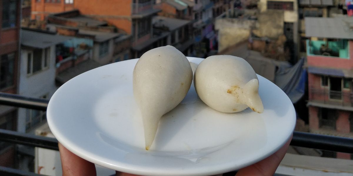 Yomari in Bhaktapur
