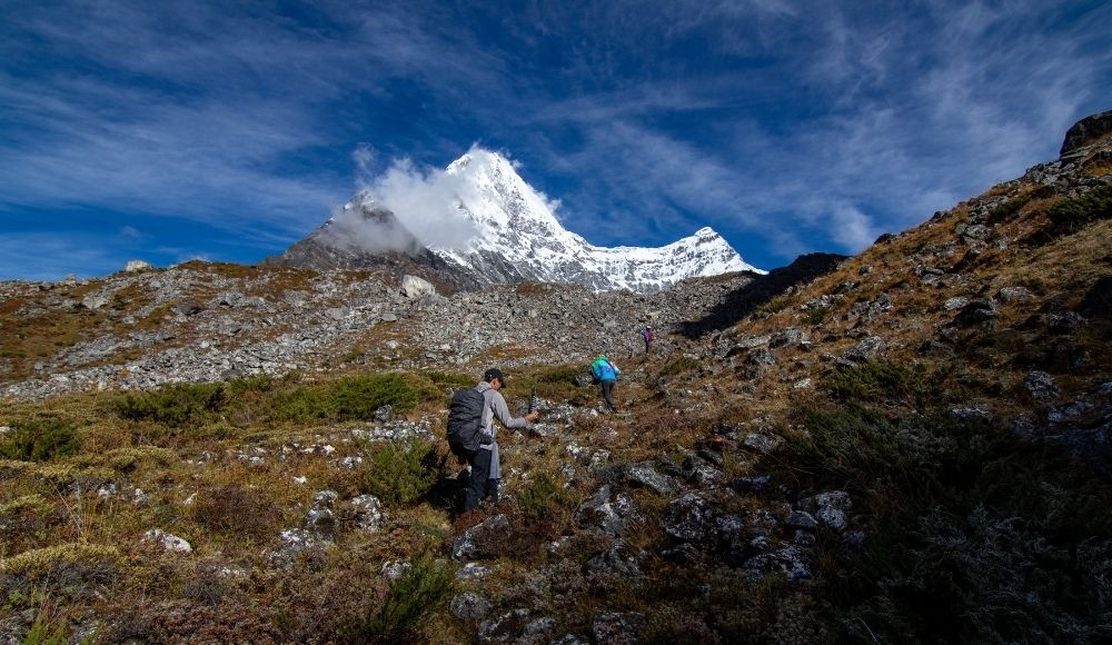 tsho rolpa lake trek nepal